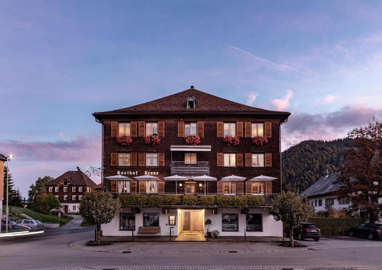 Hotel Gasthof Krone Hittisau Exterior foto